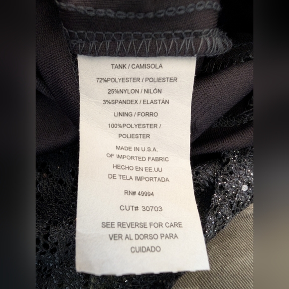 R&M Richards sequin top size 12 - Picture 8 of 8